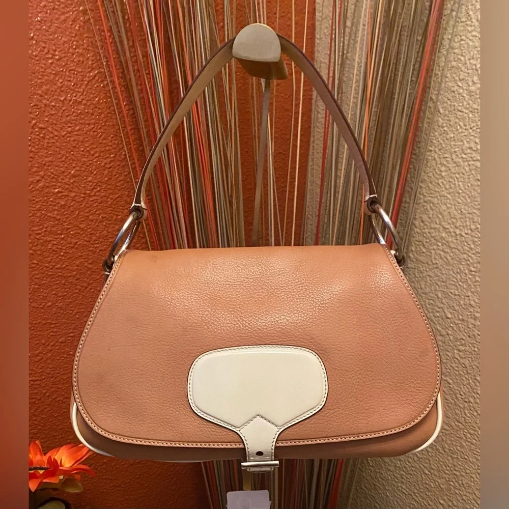 Prada Vitello - EUC - Daino Leather Shoulder Bag - Like New, Pristine!